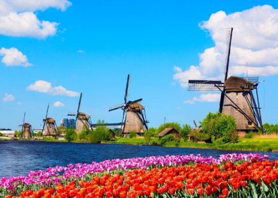 Kinderdijk, Delft and The Hague from Amsterdam