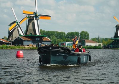 Boat Cruise at Zaanse Schans Windmills